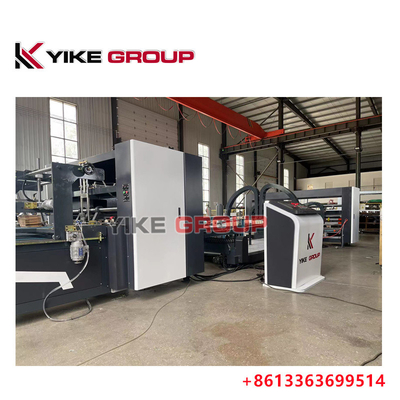 2024 Yeni Tip Hızlı Hızlı YIKE GROUP Otomatik Dalgalanmış Kutu Katlama Yapıştırma Makinesi