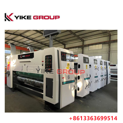 YIKE GROUP 1200X2400MM Karton Kutusu Yapımı için Flexo Yazıcı Slotter Makinesi