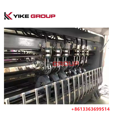 Hız 200m/min 2500MM YIKE GROUP BNC Tipi Otomatik Tipi İnce Blade Slitter Scorer Online için Gürültülü Karton Üretim hattı