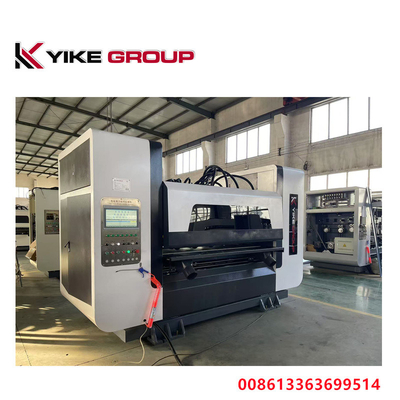 Hız 200m/min 2500MM YIKE GROUP BNC Tipi Otomatik Tipi İnce Blade Slitter Scorer Online için Gürültülü Karton Üretim hattı