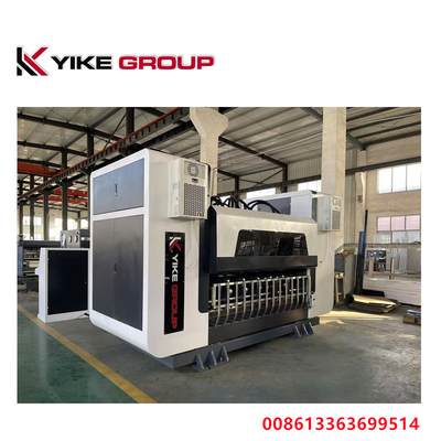 Hız 200m/min 2500MM YIKE GROUP BNC Tipi Otomatik Tipi İnce Blade Slitter Scorer Online için Gürültülü Karton Üretim hattı