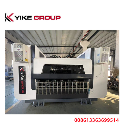 Hız 200m/min 2500MM YIKE GROUP BNC Tipi Otomatik Tipi İnce Blade Slitter Scorer Online için Gürültülü Karton Üretim hattı
