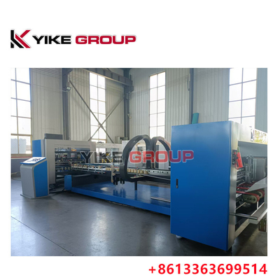 Kağıt besleme hızı 0-230m/Min Otomatik Karton Kutusu Katlama Yapıştırma Makinesi
