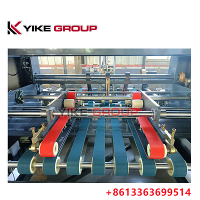 Sıcak Satış YIKE GROUP 1400x2800mm Galvanize Karton Kutusu Otomatik Dosya Yapıştırma Makinesi