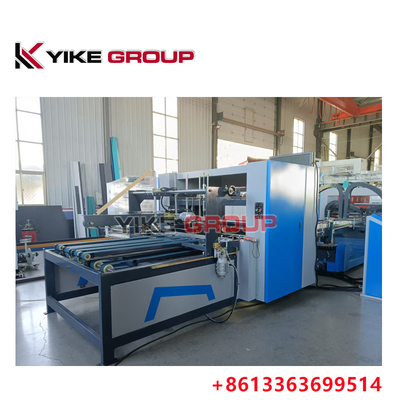 Sıcak Satış YIKE GROUP 1400x2800mm Galvanize Karton Kutusu Otomatik Dosya Yapıştırma Makinesi