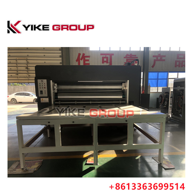 1400x2400mm Otomatik besleyici Zincir besleyici 2 Renkli Yazıcı YIKE GROUP'tan Slotter Makinesi