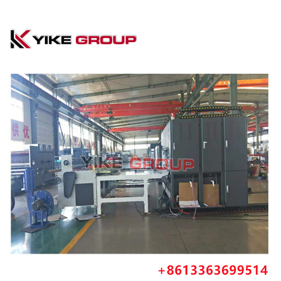 Zincir besleyici 2 Renkli Yazıcı Slotter Die Cutter Makine Karton Kutusu Yapma Makine