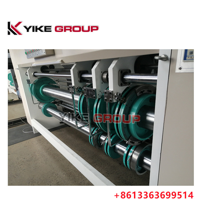 YK-1424 Zincir besleyici 2 Renkli Fleksiyon Baskı Makinesi Gürültülü Kutu Yapım Makinesi