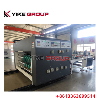 YK-1424 Zincir besleyici 2 Renkli Fleksiyon Baskı Makinesi Gürültülü Kutu Yapım Makinesi