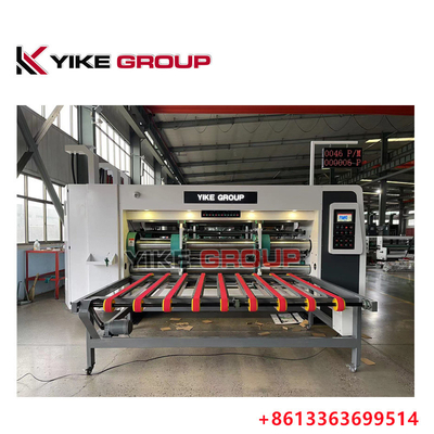 YK-1224 Yüksek Hızlı Yazıcı Slotter Karton Kutusu Yapımı İçin Yükleyiciyle Ölçü Kesme Makinesi