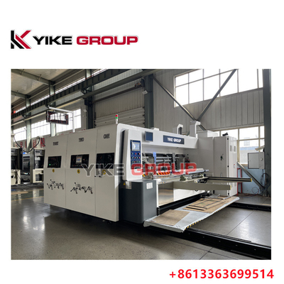 YK-1224 Yüksek Hızlı Yazıcı Slotter Karton Kutusu Yapımı İçin Yükleyiciyle Ölçü Kesme Makinesi