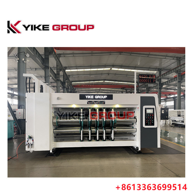 Yüksek Hızlı Kurşun Kenarı İki Renkli 380v Karton Baskı Slotting Makinesi