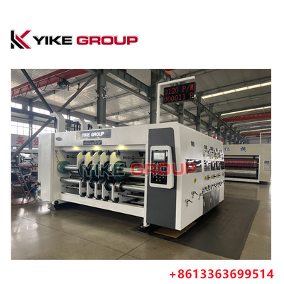 Yüksek Hızlı Kurşun Kenarı İki Renkli 380v Karton Baskı Slotting Makinesi