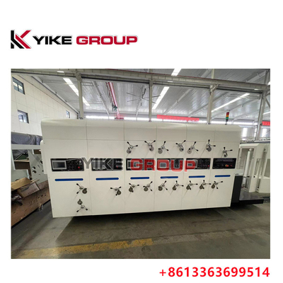 Yüksek Hızlı Flexo Yazıcı Slotter Pizza Kutusu 50mm Duvar Tahta için Die Cutter Makine