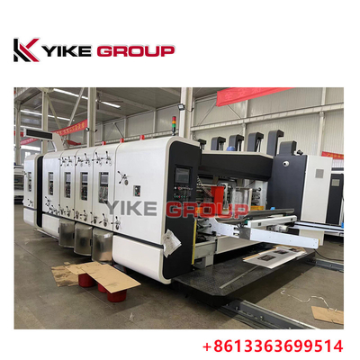 Yüksek Hızlı Flexo Yazıcı Slotter Pizza Kutusu 50mm Duvar Tahta için Die Cutter Makine