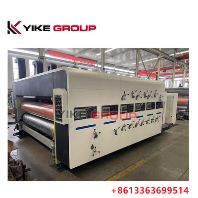 Yüksek Hızlı Flexo Yazıcı Slotter Pizza Kutusu 50mm Duvar Tahta için Die Cutter Makine
