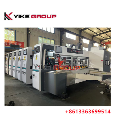 YIKE GROUP 1200X2400MM Karton Kutusu Yapımı için Flexo Yazıcı Slotter Makinesi