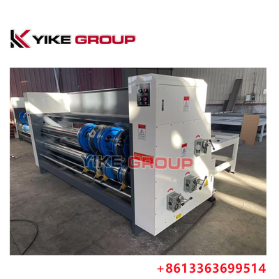 1400x2600MM Gürültülü Karton Kutusu Yapma Makinesi Zincir Tipi Flexo Yazıcı Slotter Makinesi