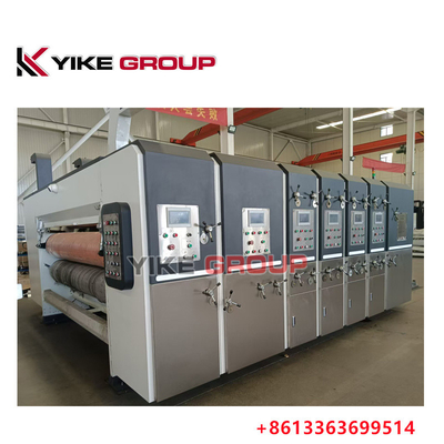 YIKE GROUP Hız 150pcs/Min Tam otomatik 415V 440V Flexo Printer Slotter Makine