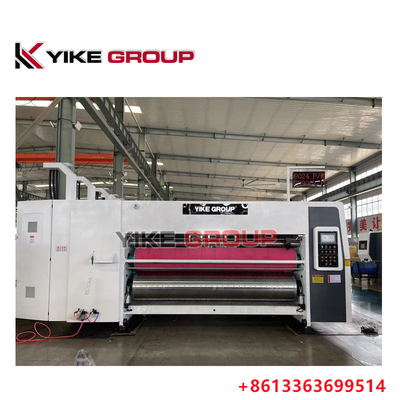 YK-1224 150 Pcs/Min 4 Renkli Flexo Yazıcı Slotter Makine Karton Kutusu Yapma Makine