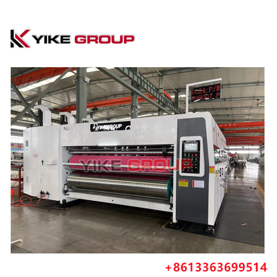 YK-1224 150 Pcs/Min 4 Renkli Flexo Yazıcı Slotter Makine Karton Kutusu Yapma Makine