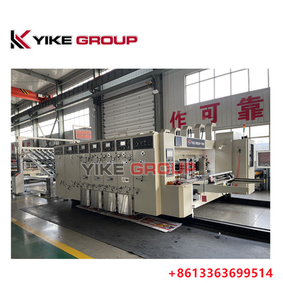 YIKE GROUP Otomatik Flexo Yazıcı Slotter Die Cutter Makine 200pcs/min