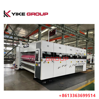 YIKE GROUP Otomatik Flexo Yazıcı Slotter Die Cutter Makine 200pcs/min