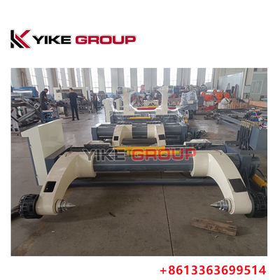 YK-1600 ZJ-V5B Hidrolik Çubuksuz Mill Roll Stand For Corrugated Paperboard Carton Line