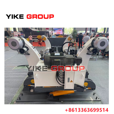 YIKE GROUP Tek taraflı maksimum yük Maks.5000kg Hidrolik değirmen ruloları dalgalanmış karton kutu yapım makinesi için dayanır