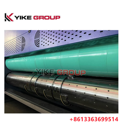 Max Baskı Boyutu 1450X2500 Otomatik Kurşun Kenar Flexo 3 Renkli Slotter Diecutter Makinesi
