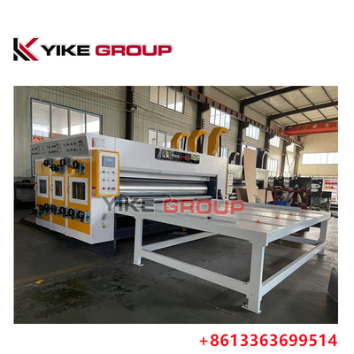 Zincir Tipi YK-1226 Gürültülü Karton Kutusu Flexo Yazıcı Slotter Die Cutter Makine