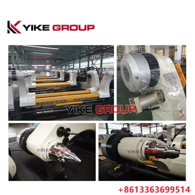 YK-2500 / 250,V6B Yüksek Hızlı Otomatik Gürültülü Karton Üretim hattı için Hidrolik Mill Roll Standı