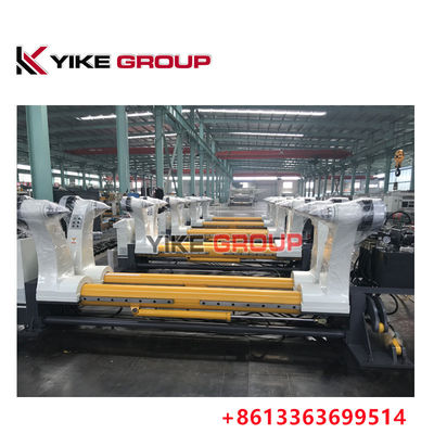 Üreticiler Hydraulic Shaft Less Mill Roll Stand For 3/5/7Ply Corrugated Paperboard Üretim hattı